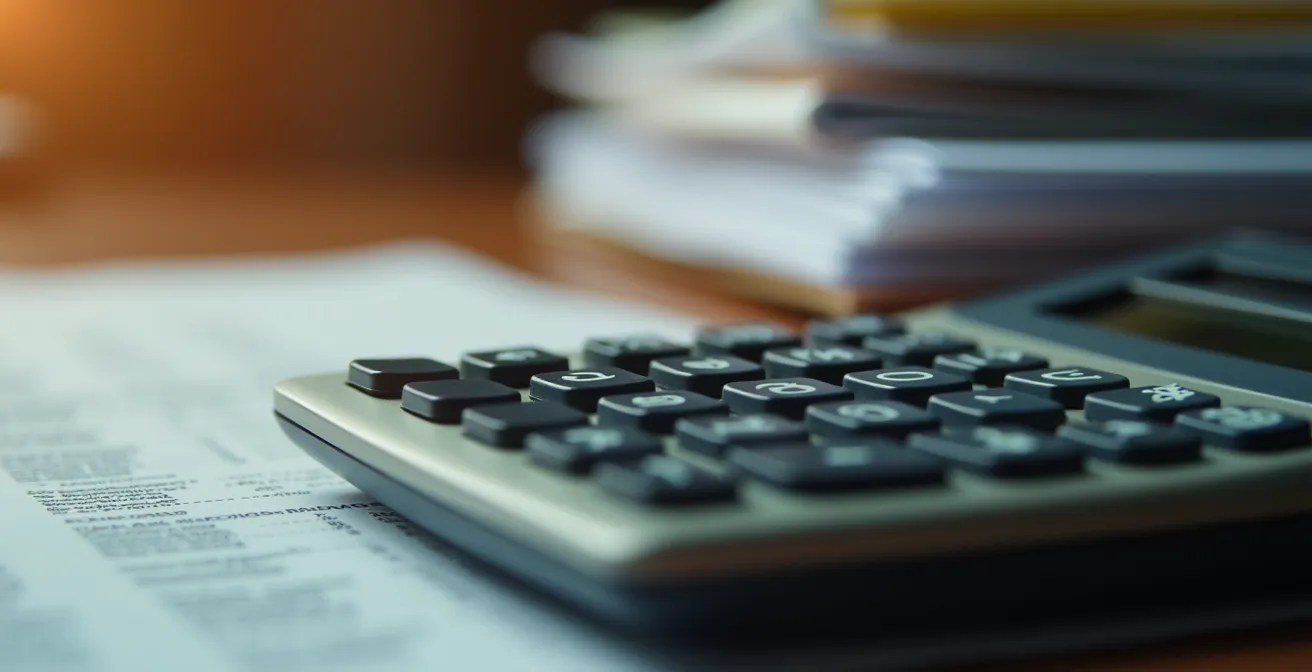 Documents bancaires et calculs de répartition pour un achat immobilier en séparation de biens