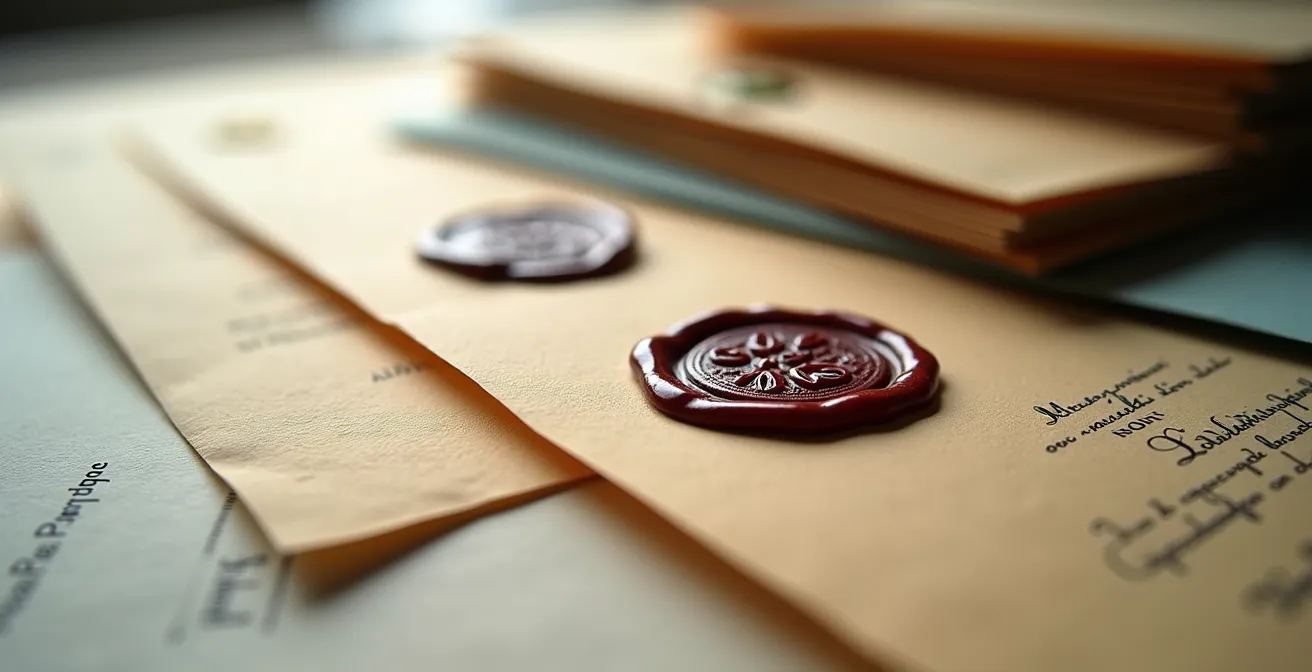 Documents de création de SCI avec tampons officiels sur bureau d'expert-comptable