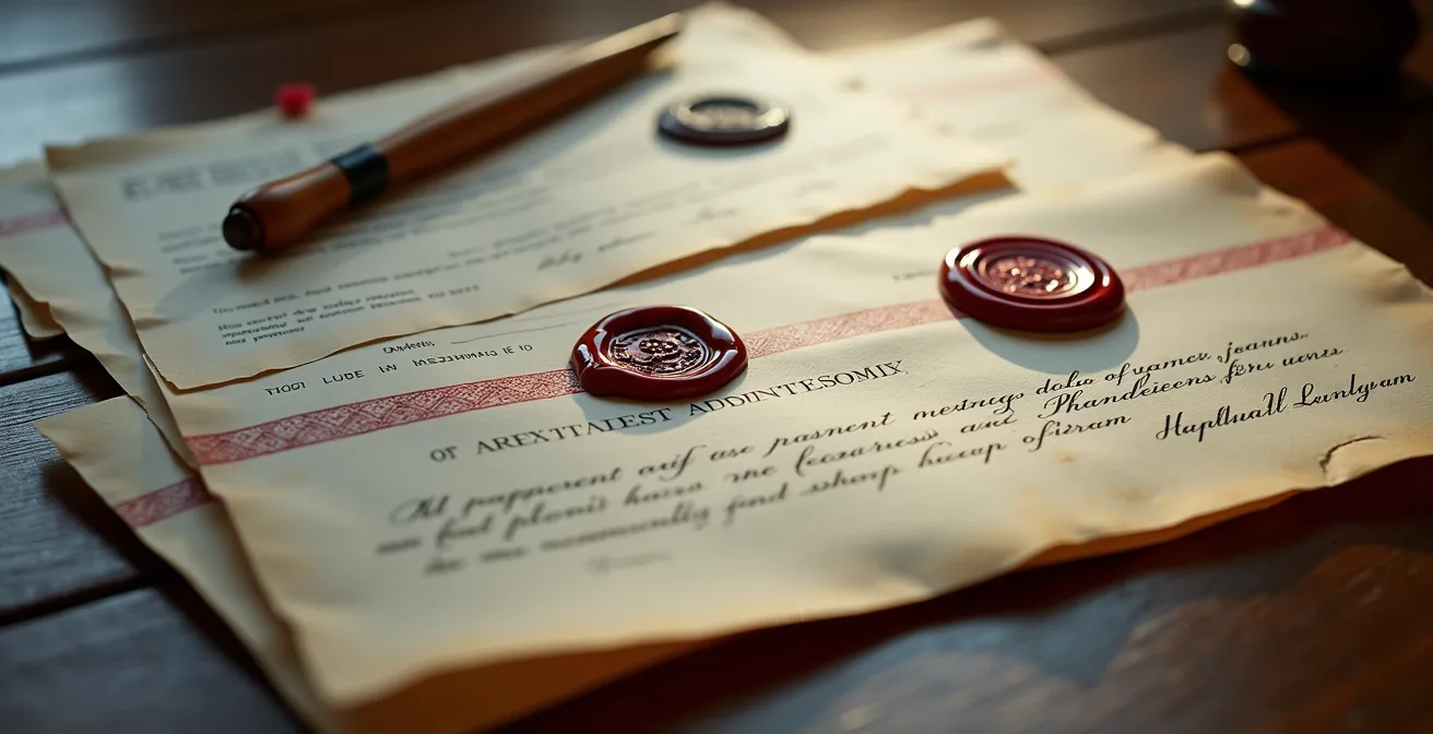 Schéma visuel représentant les étapes progressives d'une procédure de résolution de vente