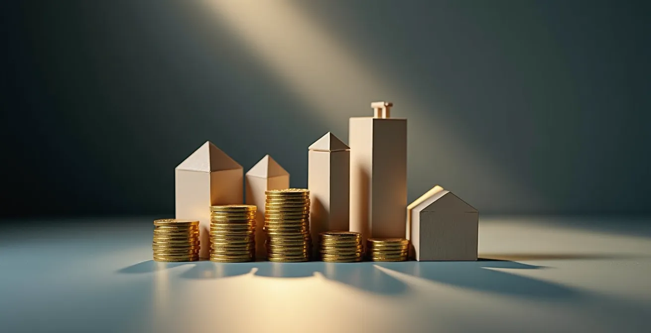 Représentation symbolique des stratégies de financement créatif en immobilier