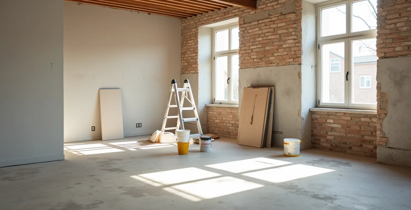 Travaux de rénovation énergétique dans un appartement pour déficit foncier